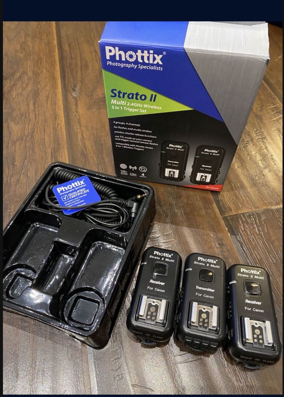 Phottix Strato II Wireless Flash Trigger Multi 5-in-1 Set for Canon