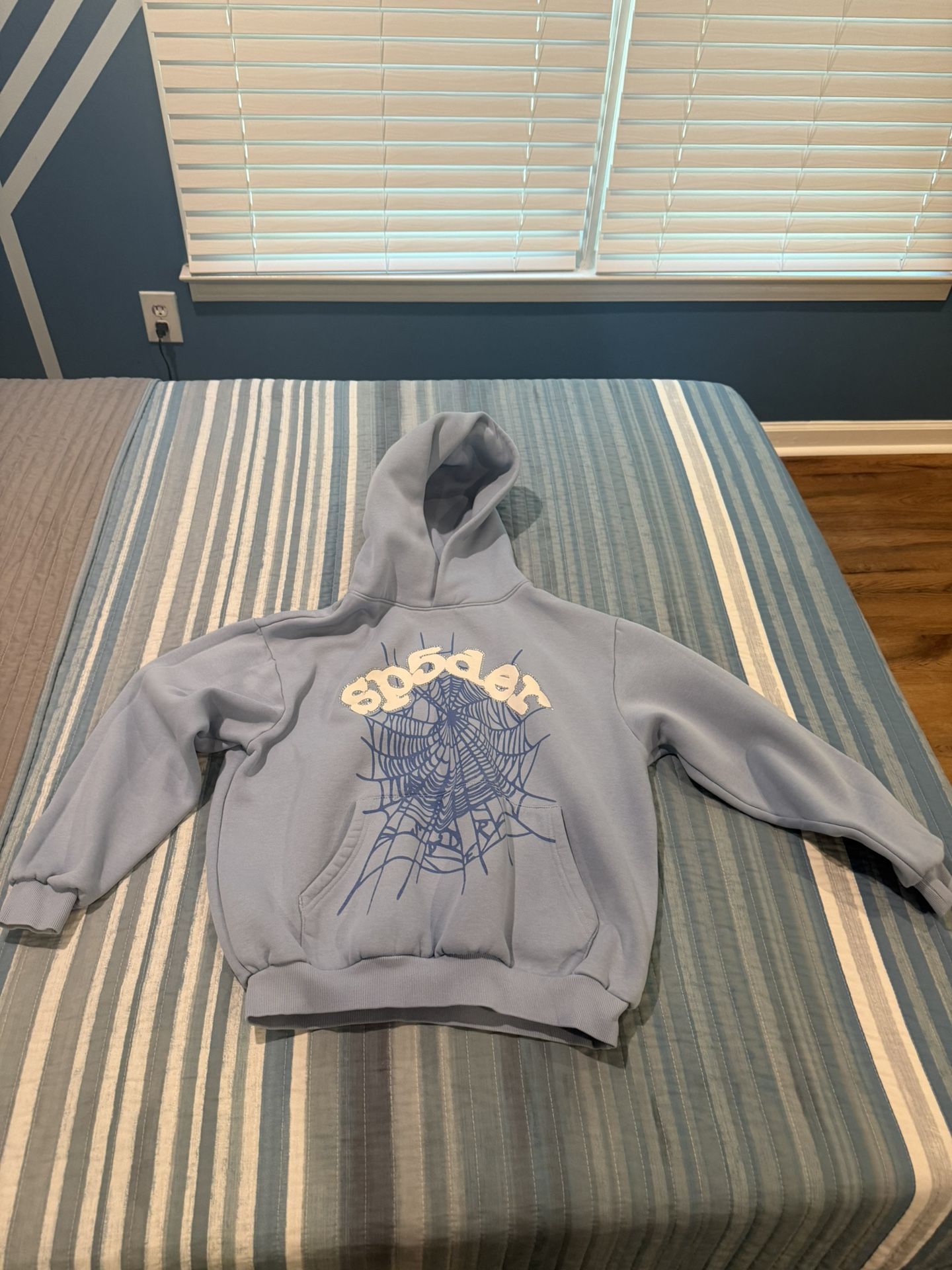 Blue Sp5der hoodie