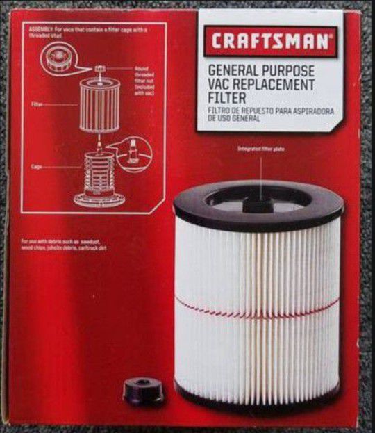 Craftsman Shop Vacuum Replacement Filter - NEW