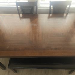 Dining Room Table With Bench $200