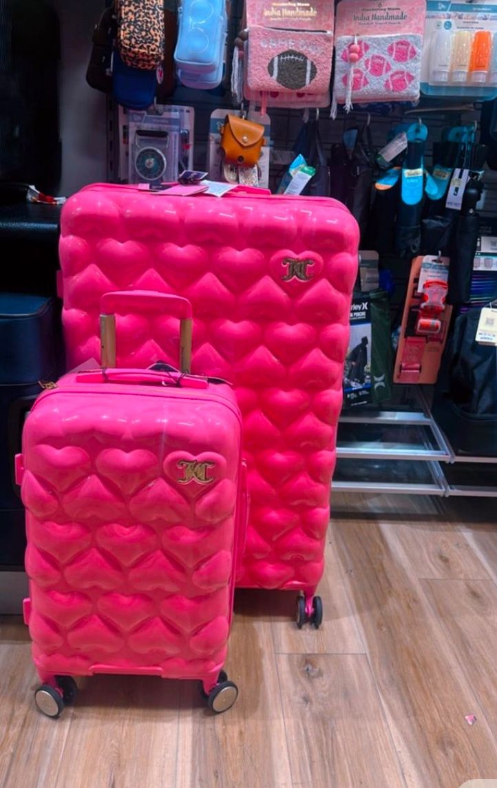 Pink Suitcases