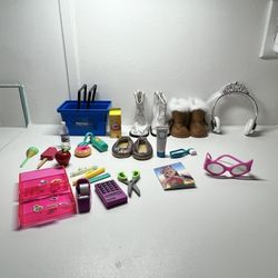 Doll Shoes & Hair Items accessories American girl size