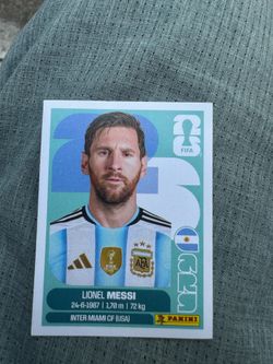 Messi panini card
