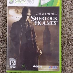 Sherlock Holmes For Xbox 360