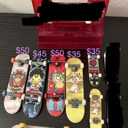 vintage TECH DECK world industries boards and other accessories **PRICES MARKED**