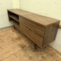 Brown Wood 60” TV Stand 