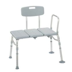Drive brand Transfer Tub Bench with Knock Down Tool Free Back, Legs, and Arm. 