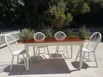FREE DINING TABLE AND CHAIRS- MUST TAKE ALL
