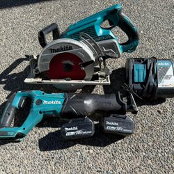 Makita 36v Worm Drive Skilsaw 7 1/4 Sawzall 