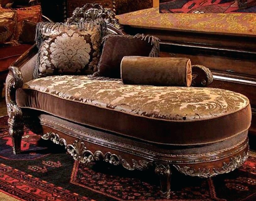 TS Berry His/Hers antique chaise lounges