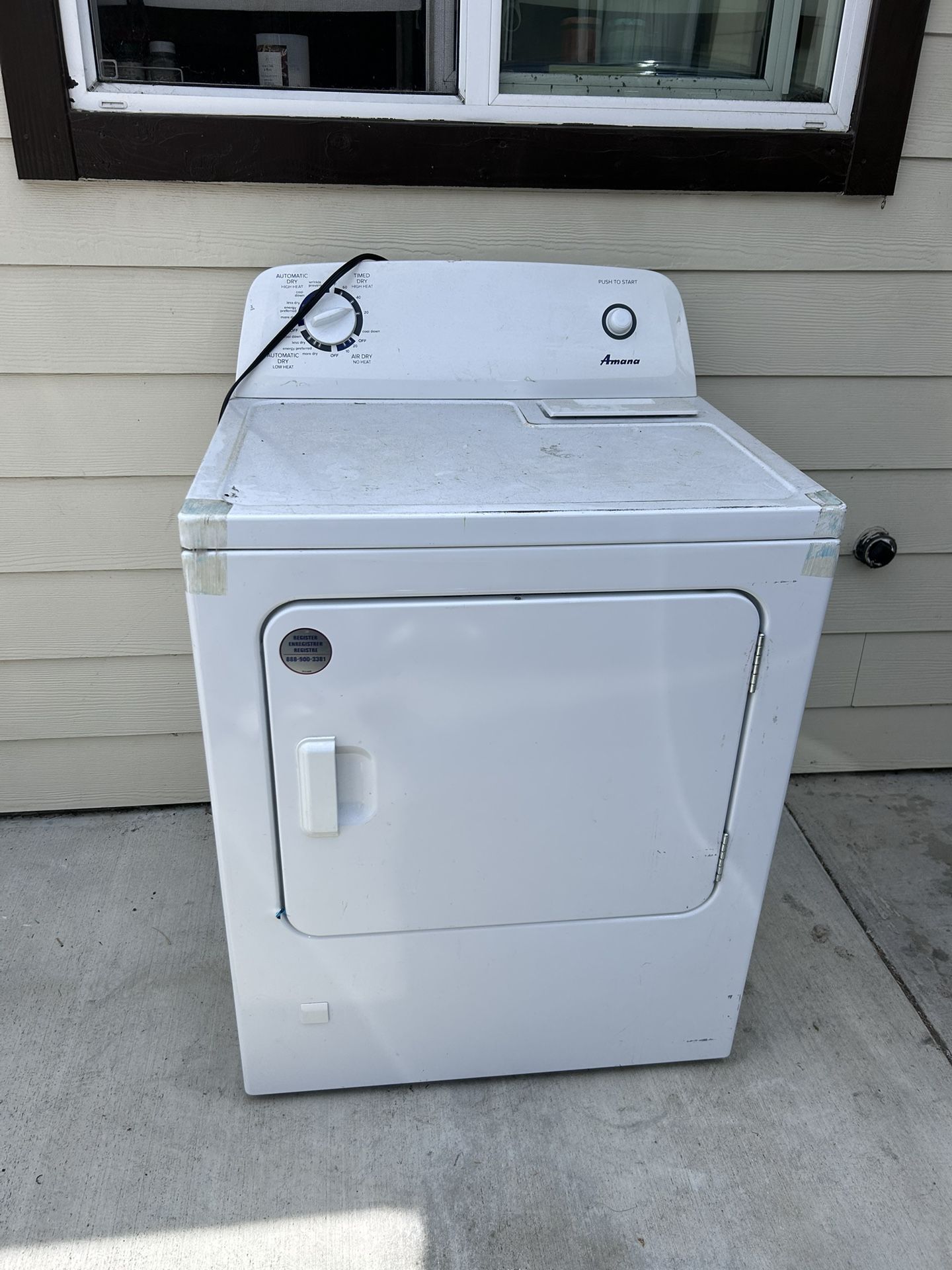 Amana Dryer (gas)