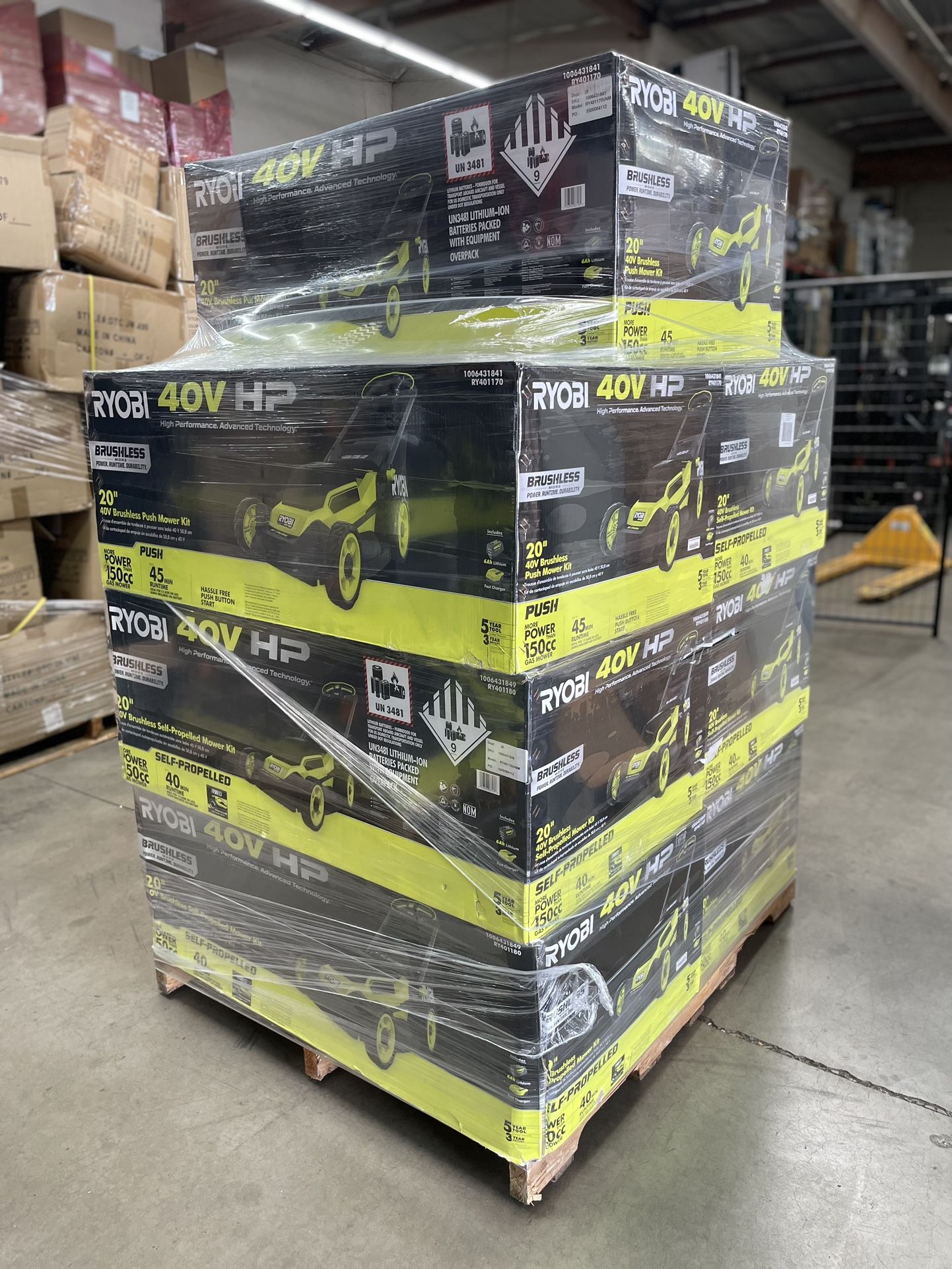 Ryobi Mower Pallet #368