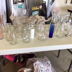 Glass Vases …   .50 - $20 Each 