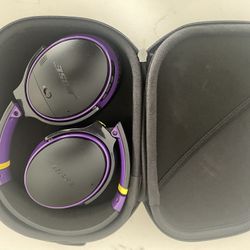BOSE- 🎧 HEADPHONE. Custom Purple/yellow Quiet Comfort Wireless Headphones 