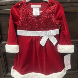 Baby girl Christmas Dress - 18mo