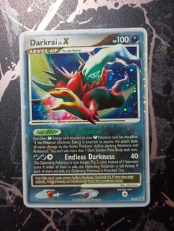 Pokemon darkrai lv.x dp19 promo card mint