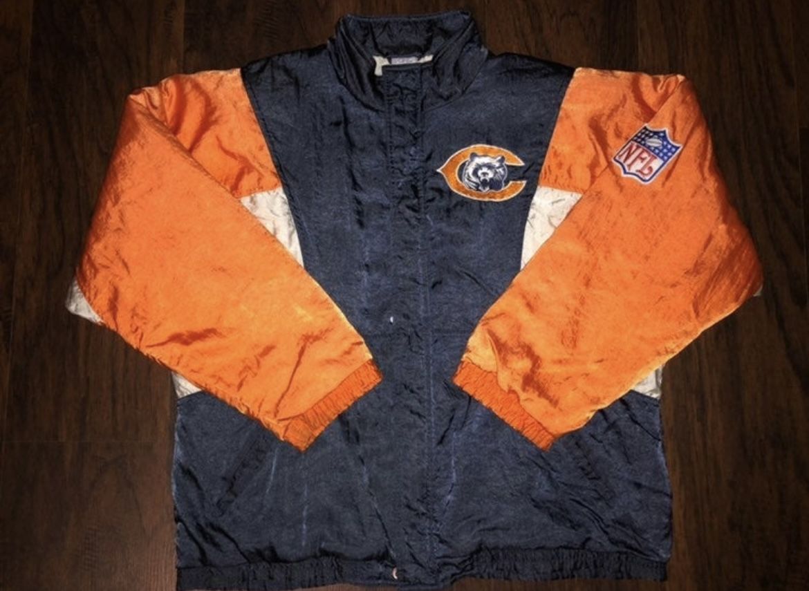 Chicago Bears Apex One Vintage Jacket Sz Large