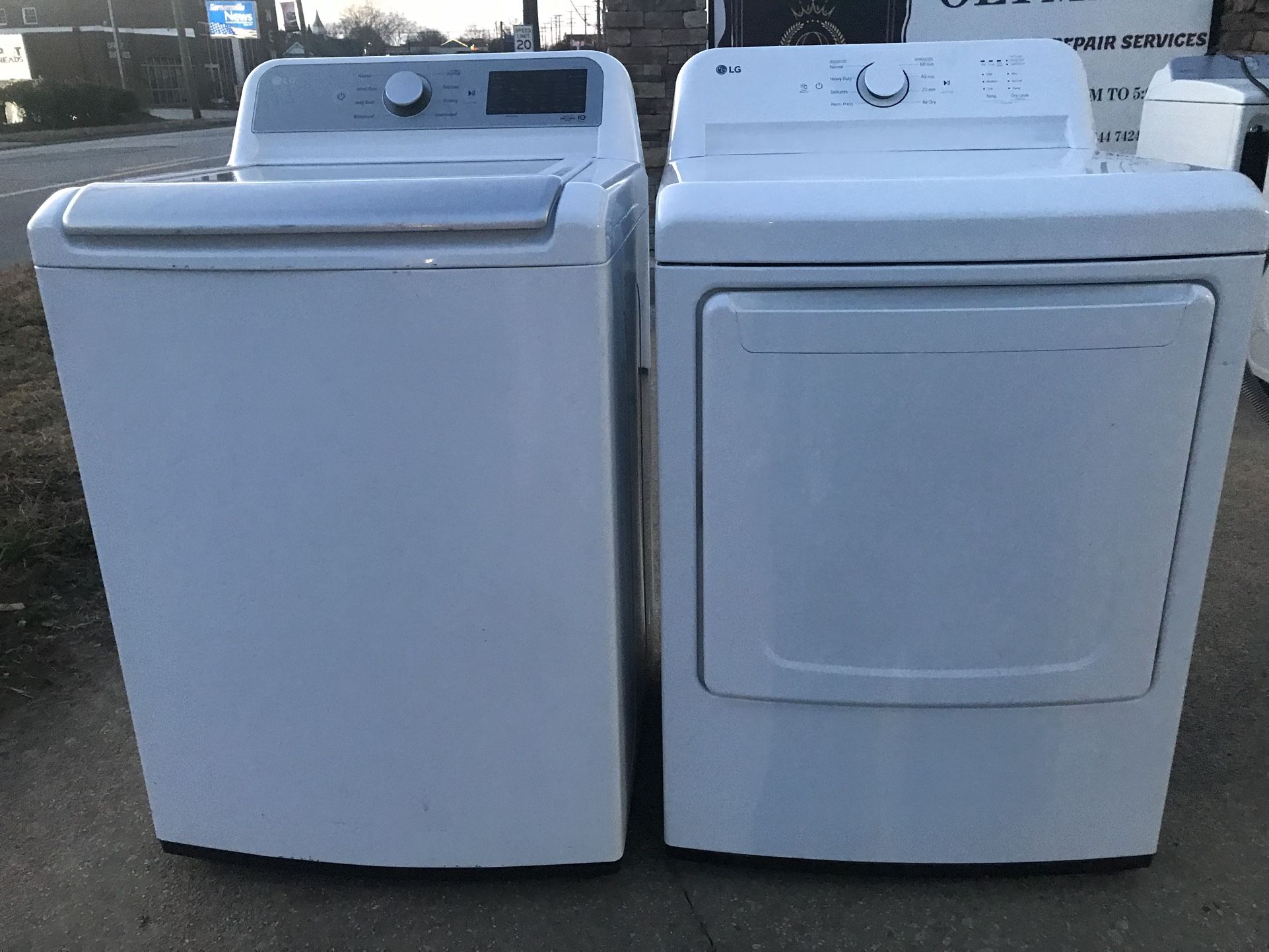 NEW WASHER AND DRYER