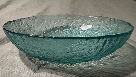 Textured Glass Bowl