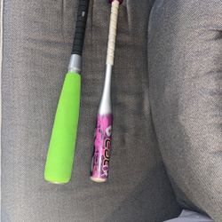 2 Kids Size Bats 24 Inches