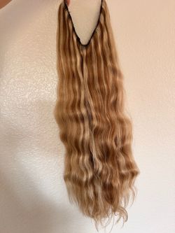 22’ Human Hair Halo Extension - Sandy Blonde