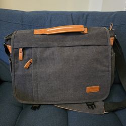 Laptop Messenger Bag Dark Grey