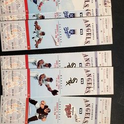 (8) 1996 Angels Game Tickets All For $25