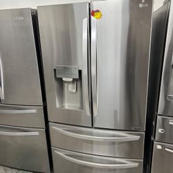 Lg Fridge 4 Doors Stainless 