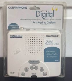 CONAIRPHONE Callkeeper Digital Answering System Tapeless Phone Recording just $10