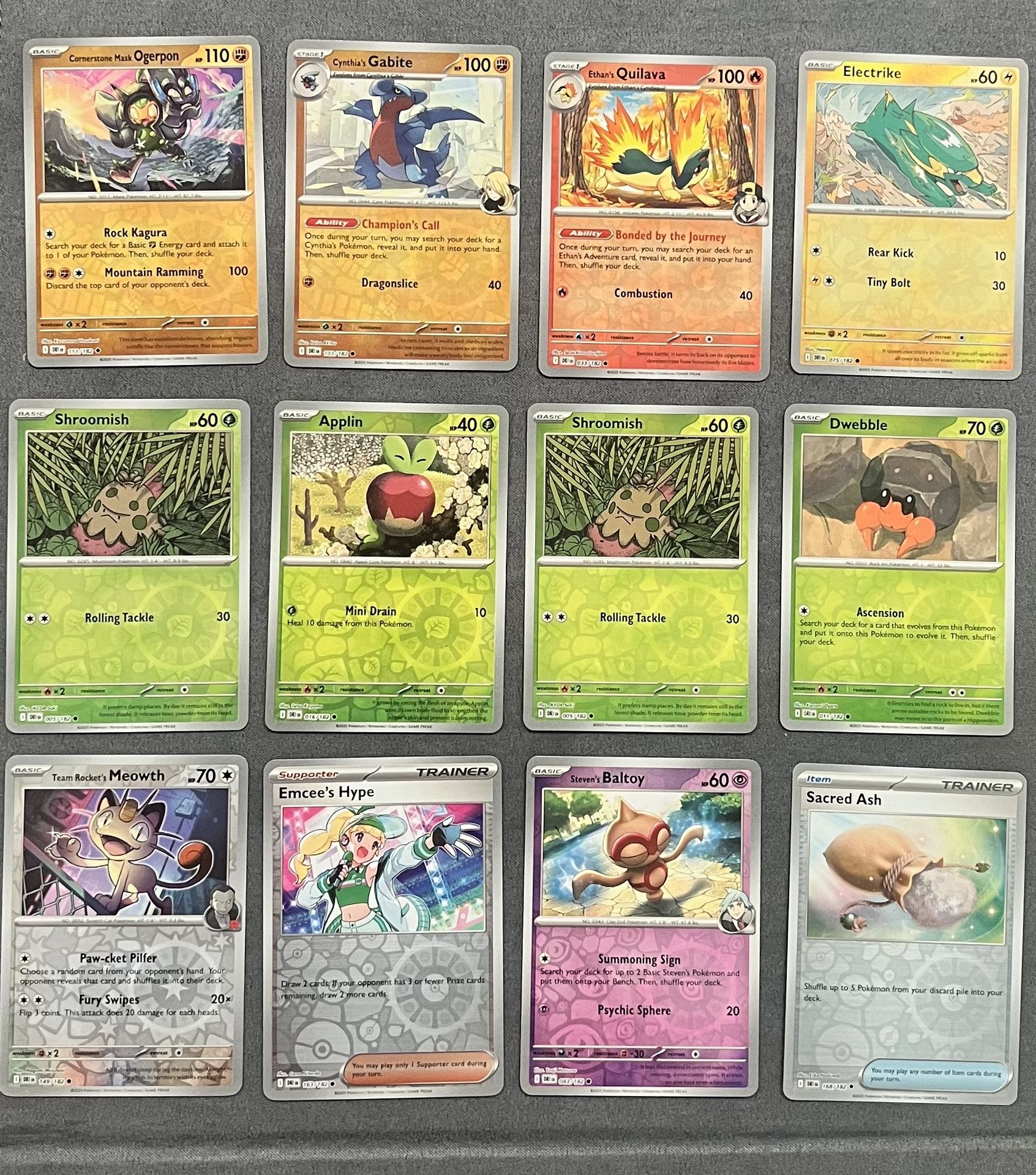 Destined Rivals Reverse Holo Card Lot