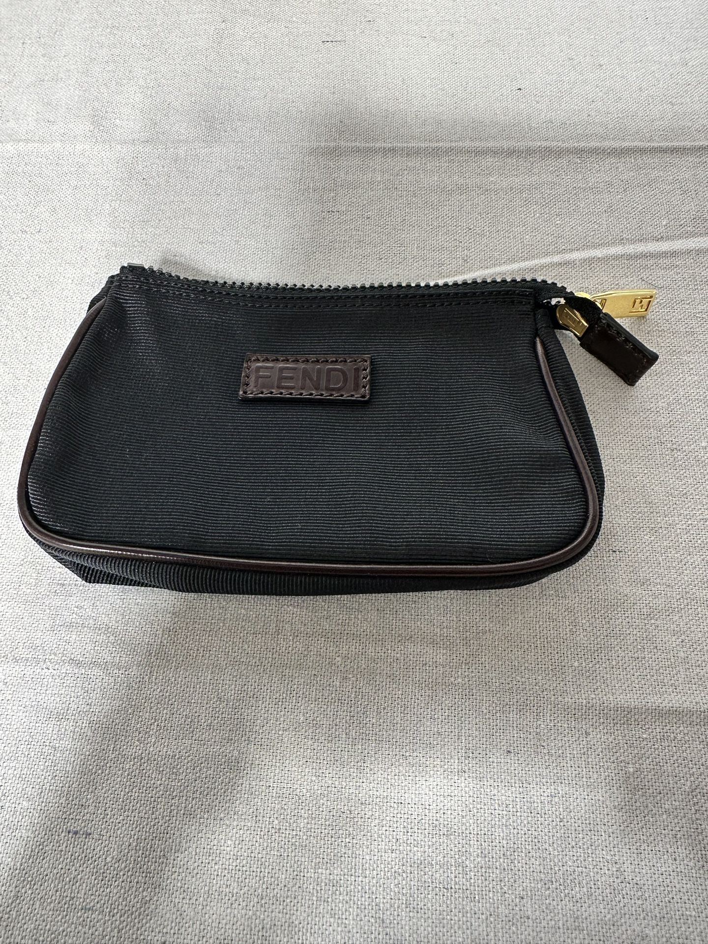FENDI Pouch Nylon Black
