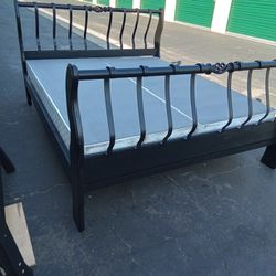 CAL KING BED FRAME WITH BOX SPRINGS 