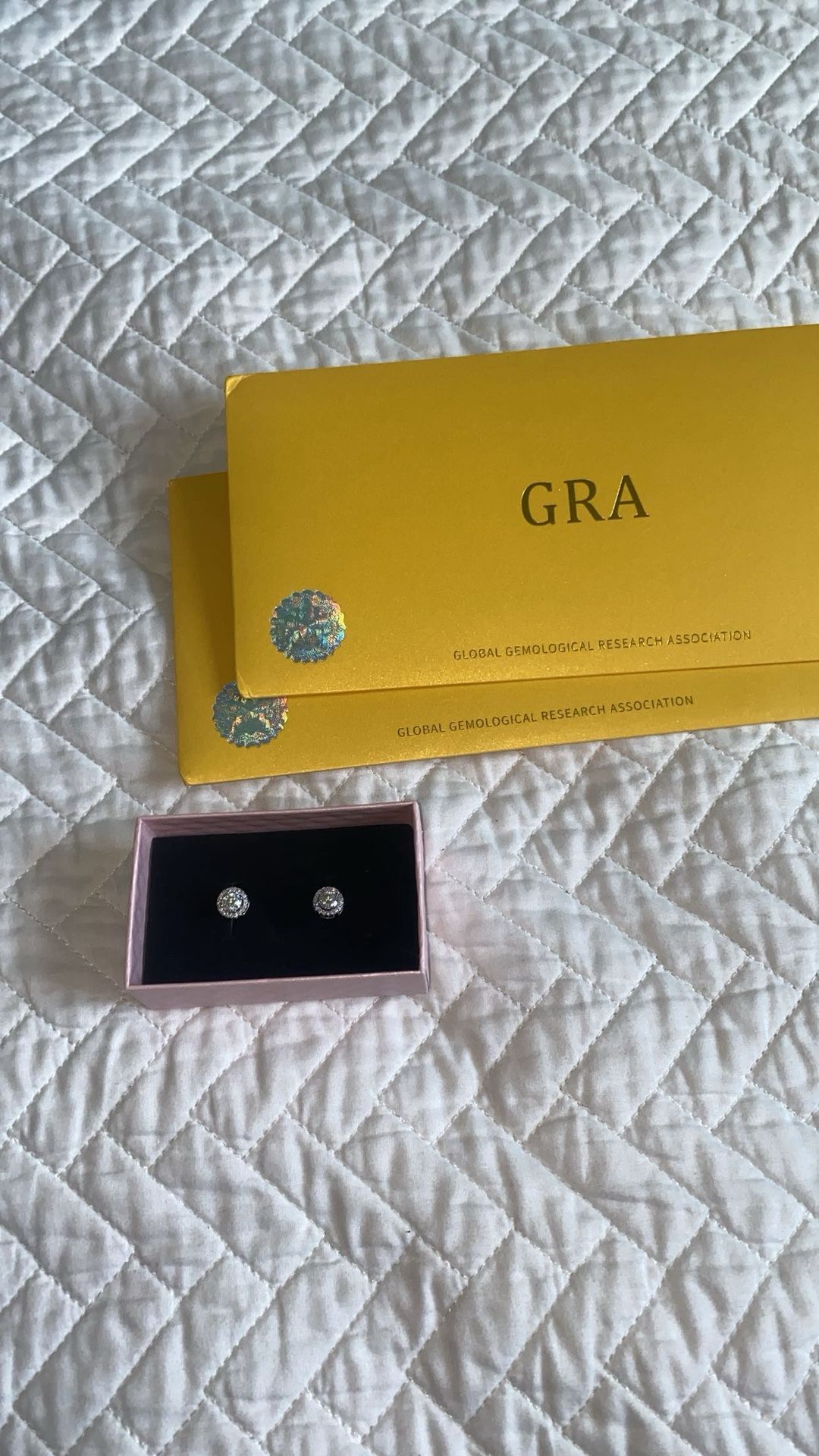 moissanite earrings