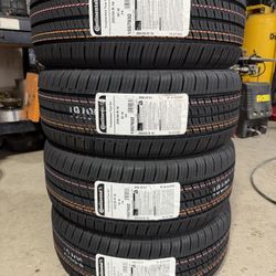 (4) - 205/55/16 Continental TrueContact Tour 54 All Season Tires