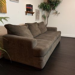 Gray Pull Out Couch 