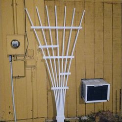 8ft tall trellis with protective coat