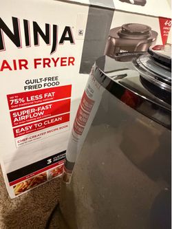 Ninja Air Fryer | 4 QT Capacity | 4-in-1 Roast, Crisp, Roast, Reheats, & Dehydrates | Dishwasher Safe Parts | 105°F-400°F | Includes 20 Easy & Healthy