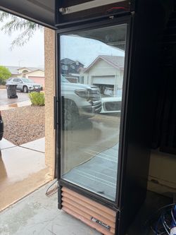 True Single Glass Door Commercial Freezer