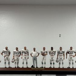 Miami Dolphins 1972  Collectible 17-0 perfect season Danbury Figurines In Brand