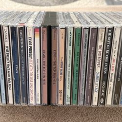 Lot Of Twenty-Eight (28) Elvis Presley And Other 50s CDs 