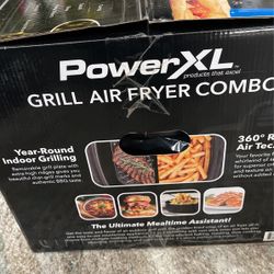 Christmas Is Coming.. BRAND NEW IN BOX Power XL Grill And Air Fryer 6qt