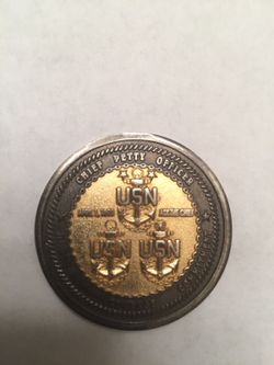 Coin Chief Petty Officer Navy