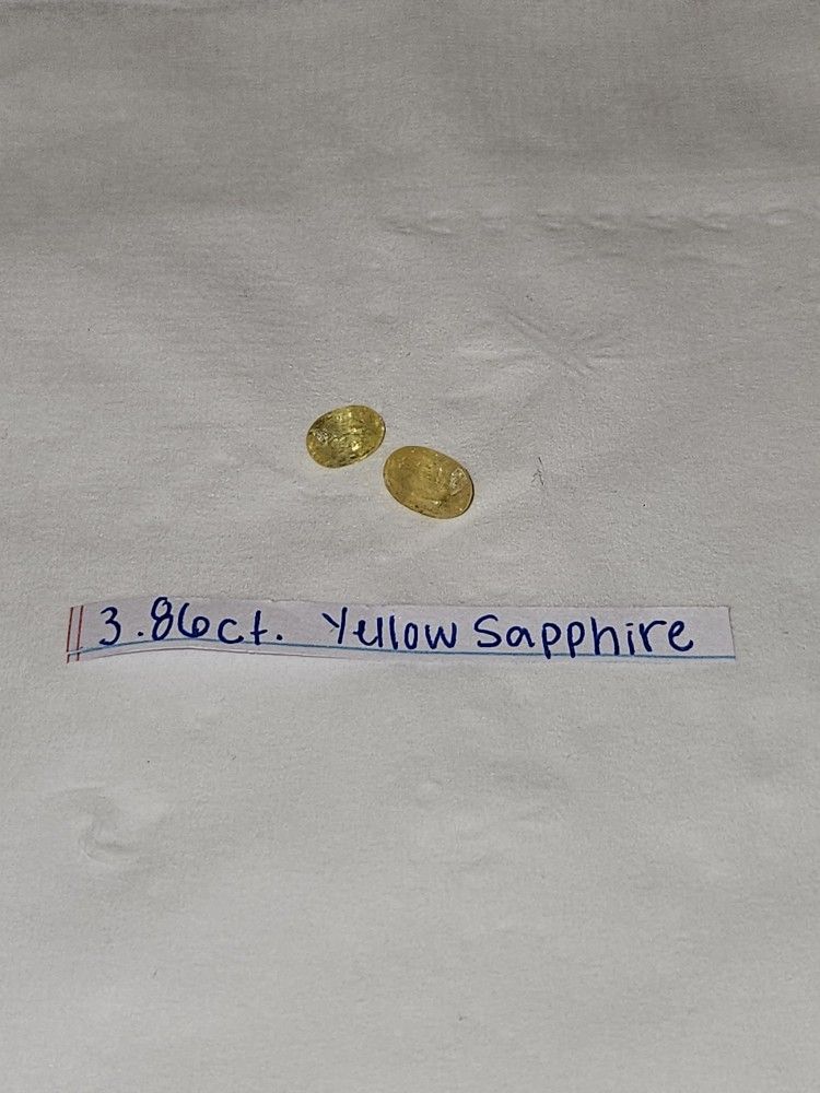 3.8 CT yellow Sapphire