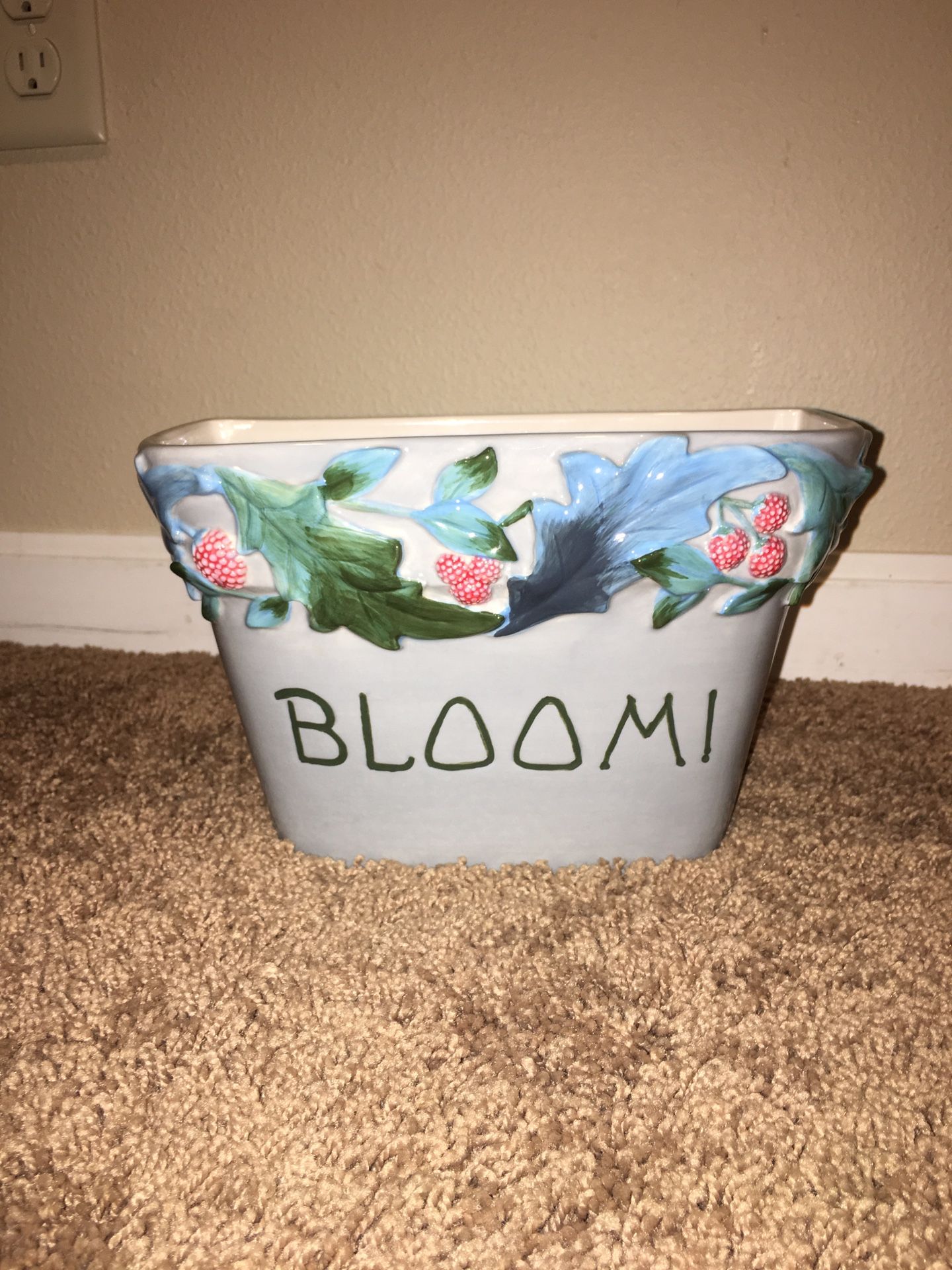 Cute Flower Pot -Rae Dunn inspired