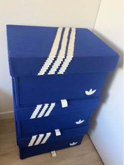Adidas Themed Wood Shoe Dresser
