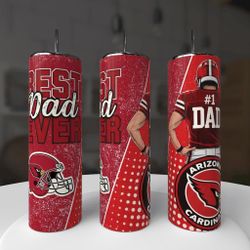 Arizona Cardinals Football Dad Tumbler