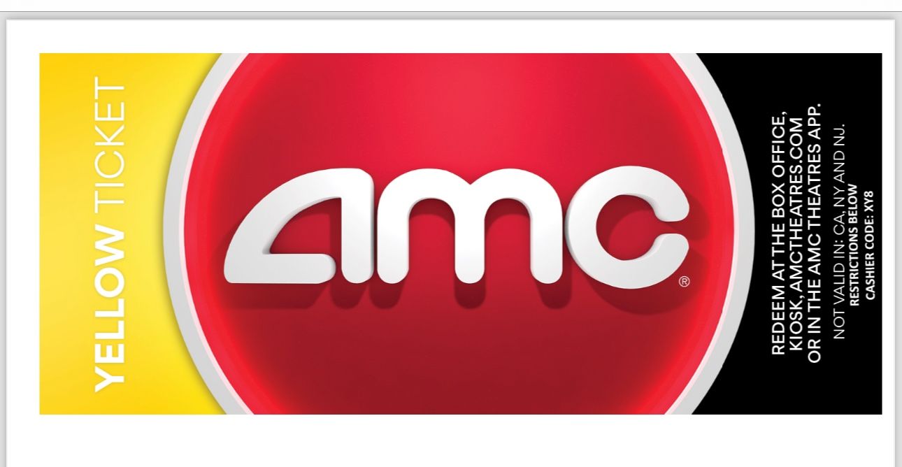AMC Movie Tickets As Many As You Need.