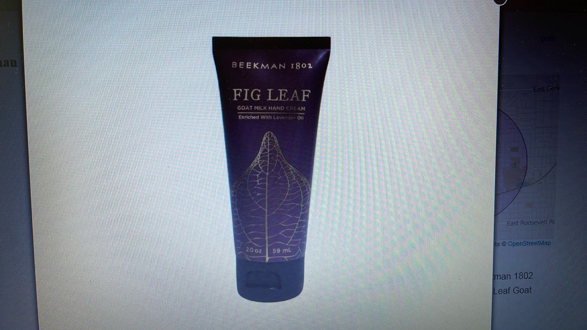 Beekman 1802 Fig Leaf Goat Milk Hand Cream with Lavender Oil! Plus Free Bonus Body Lotion!