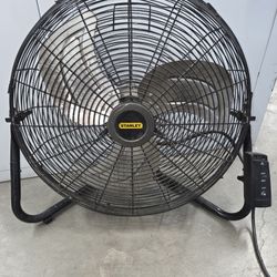 Stanley High-Velocity Drum Fan - Powerful Industrial Garage Shop Fan