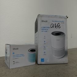 New *Unopened* Levoit Air Purifier + Toxin Absorber Filter